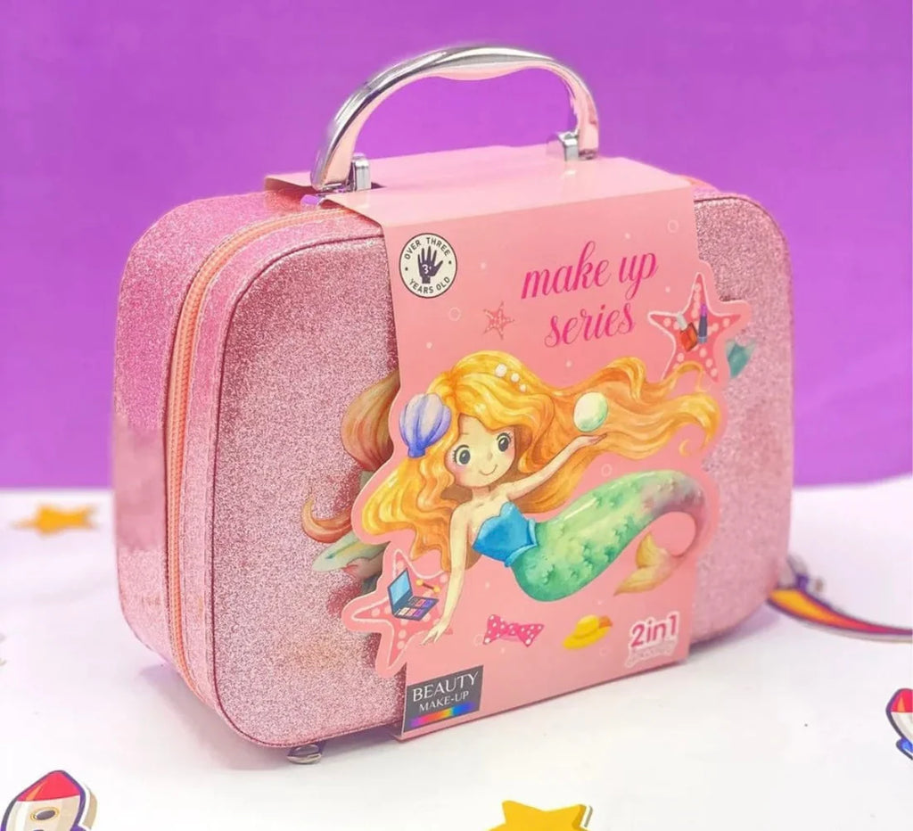 Girls Real Makeup Kit –  Cosmetic Toy Set for Kids