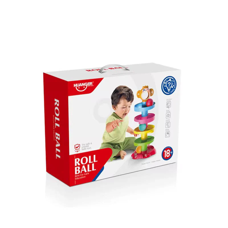 Baby Roll Ball Stacking Tower For Kids