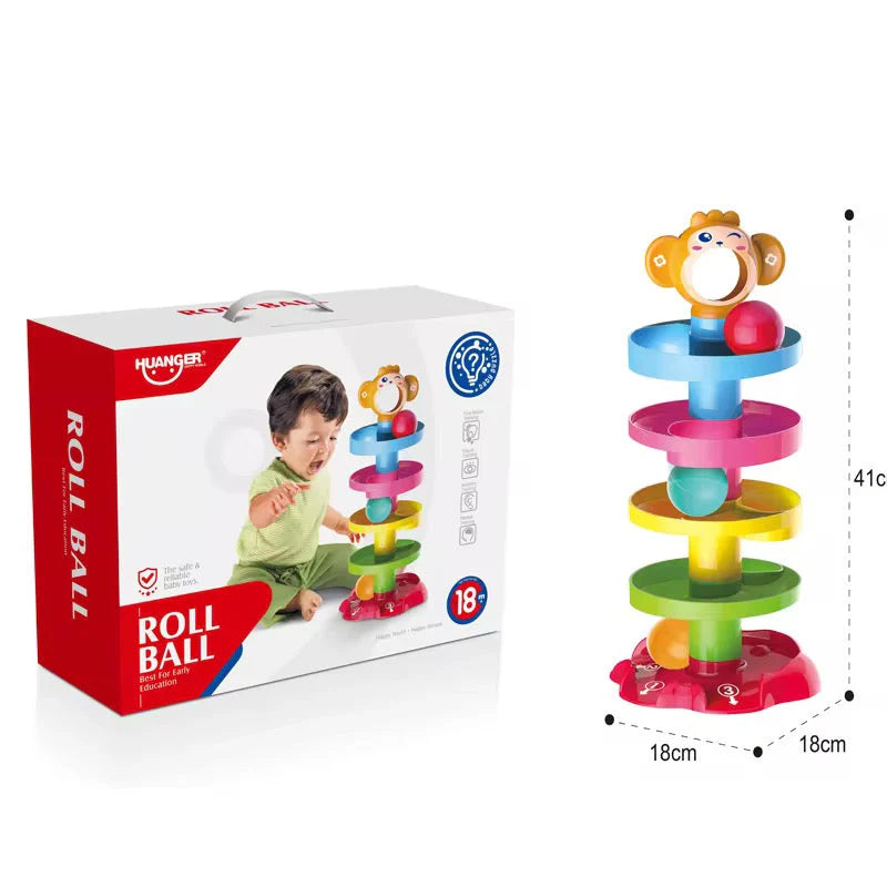 Baby Roll Ball Stacking Tower For Kids