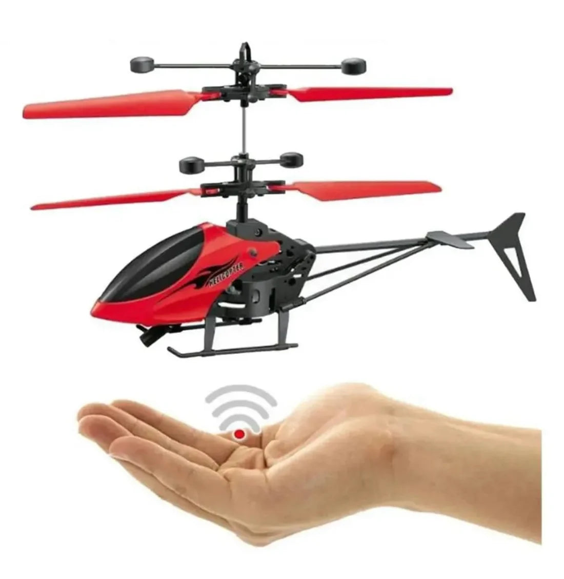 Hand Sensor Flying Helicopter with USB Charging Cable – Rechargeable