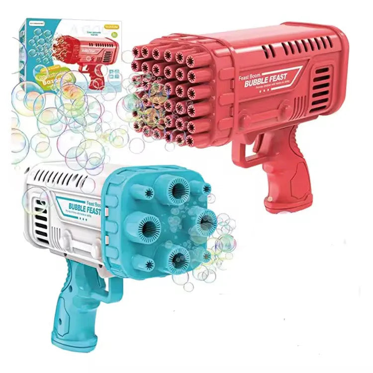 Bubble Gun Bazooka for Kids Colorful Bulbulay Maker