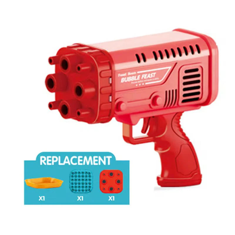 Bubble Gun Bazooka for Kids Colorful Bulbulay Maker