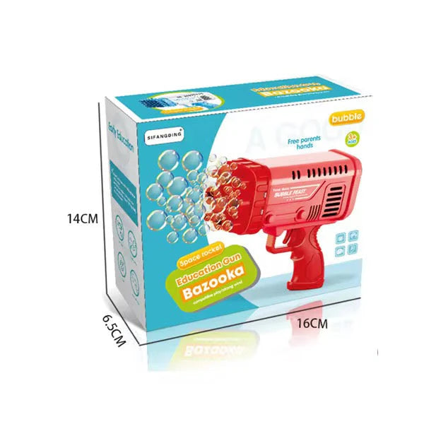 Bubble Gun Bazooka for Kids Colorful Bulbulay Maker