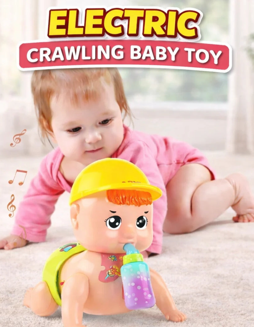 Happy Crawling Baby Toy With Light & Music