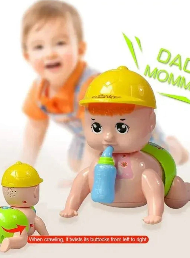 Happy Crawling Baby Toy With Light & Music