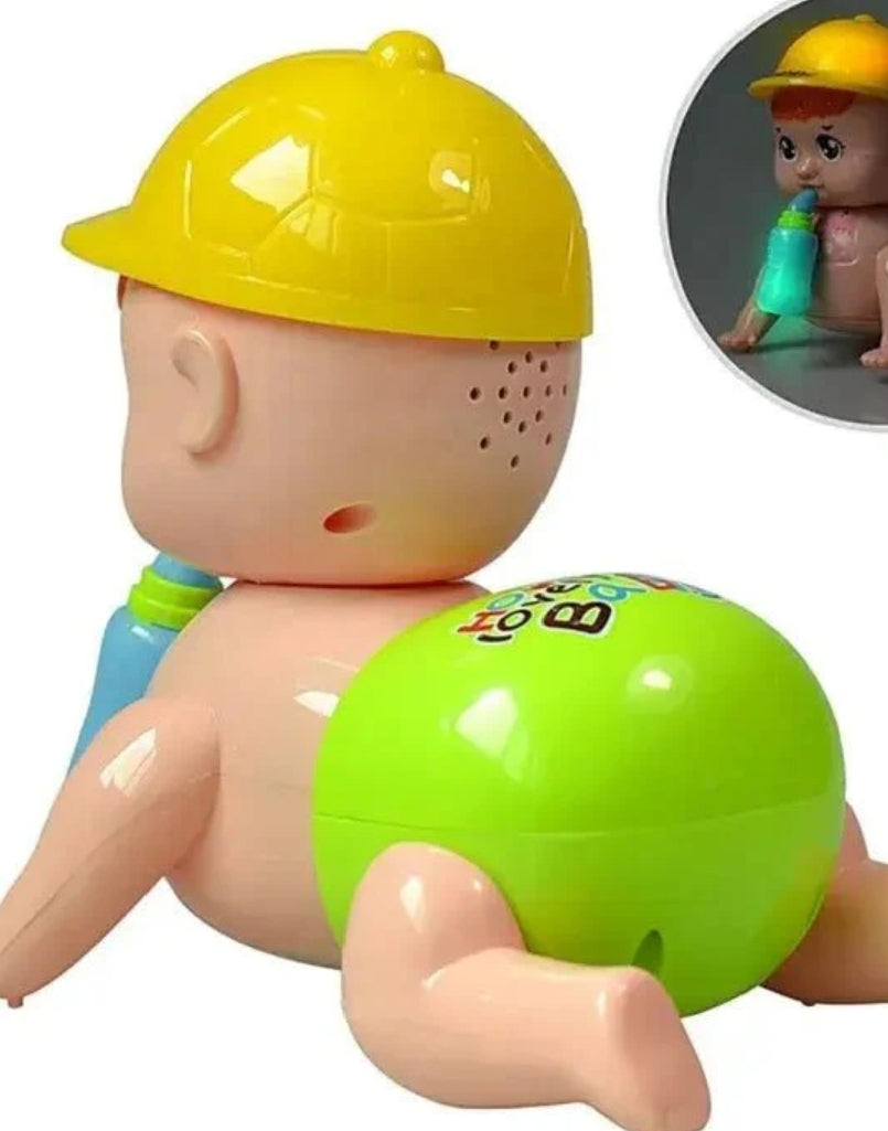 Happy Crawling Baby Toy With Light & Music